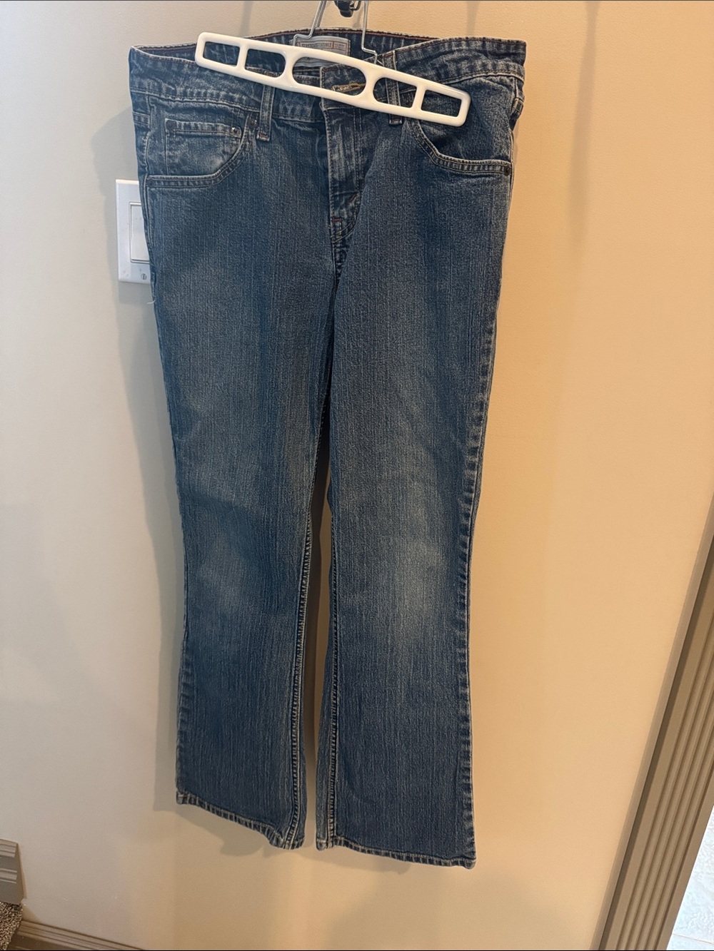 Signature by Levi Strauss Mid Blue Wide-Leg Jeans